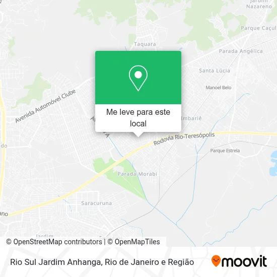 Rio Sul Jardim Anhanga mapa
