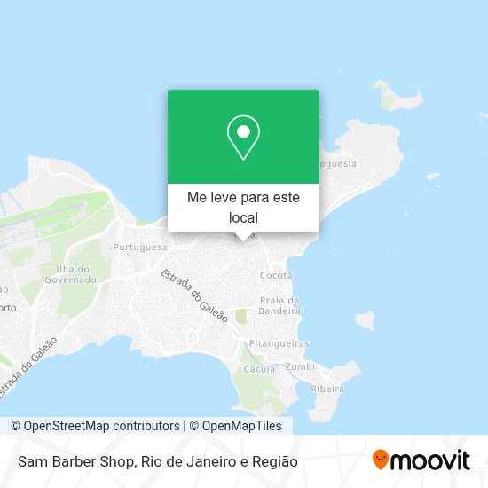 Sam Barber Shop mapa
