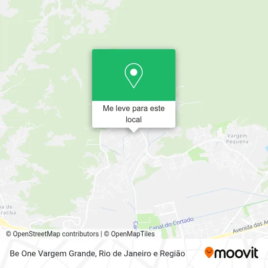 Be One Vargem Grande mapa
