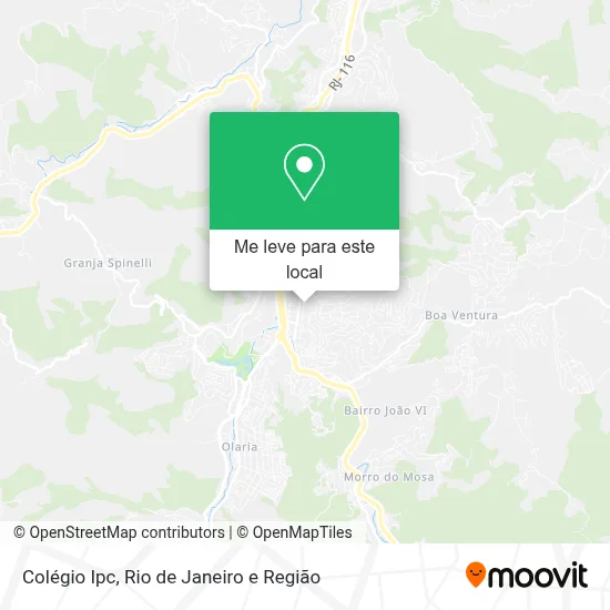 Colégio Ipc mapa