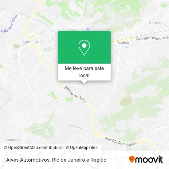 Alves Automotivos mapa
