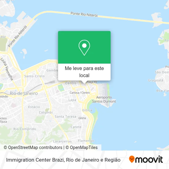 Immigration Center Brazi mapa