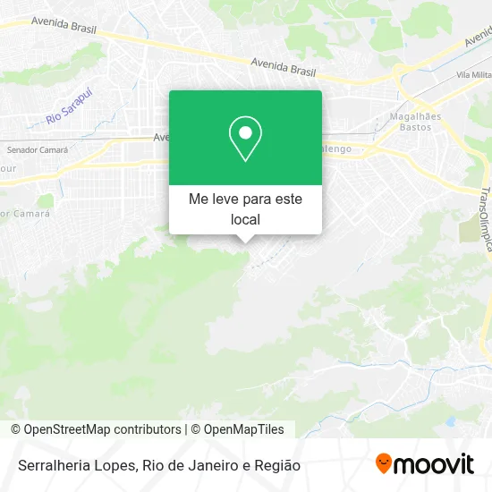Serralheria Lopes mapa