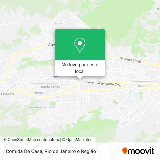Comida De Casa mapa