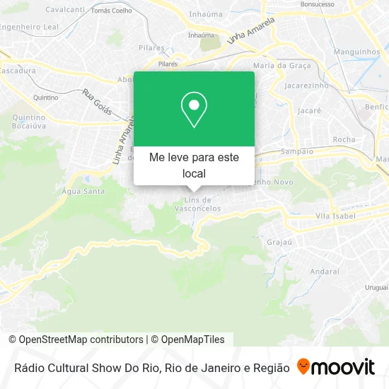 Rádio Cultural Show Do Rio mapa