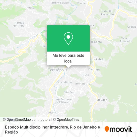Espaço Multidisciplinar Inttegrare mapa