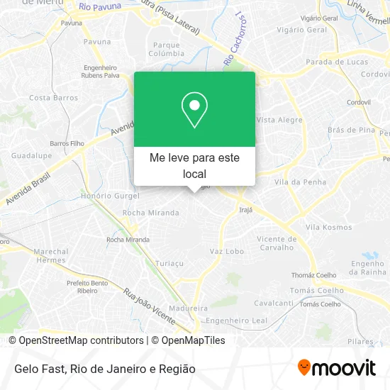 Gelo Fast mapa