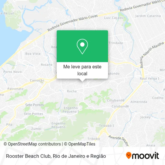 Rooster Beach Club mapa