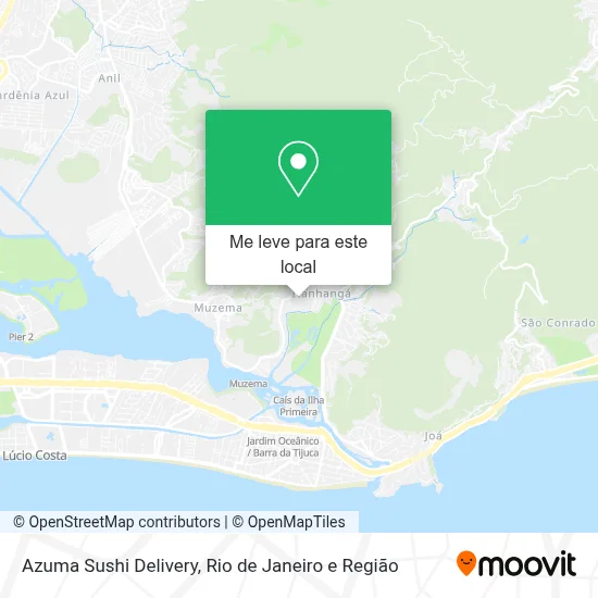 Azuma Sushi Delivery mapa