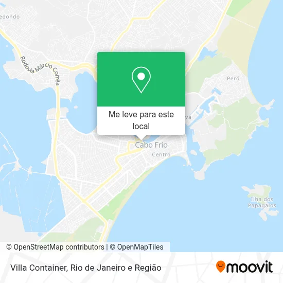 Villa Container mapa