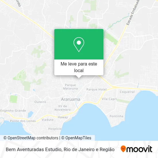 Bem Aventuradas Estudio mapa