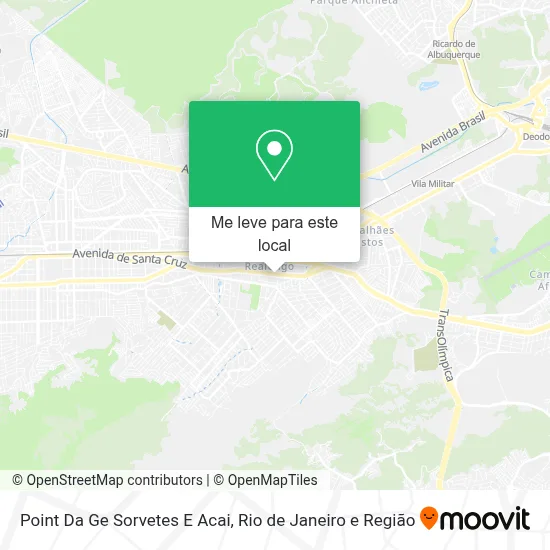 Point Da Ge Sorvetes E Acai mapa