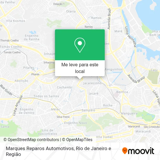 Marques Reparos Automotivos mapa