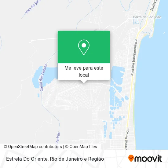 Estrela Do Oriente mapa