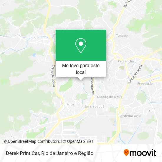 Derek Print Car mapa