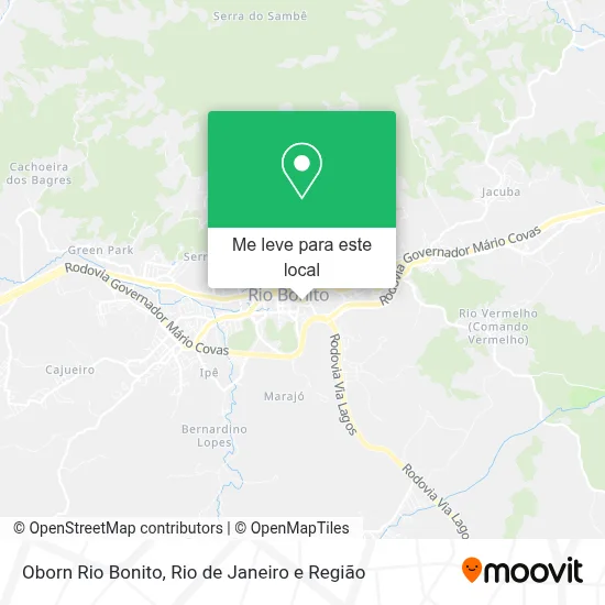 Oborn Rio Bonito mapa
