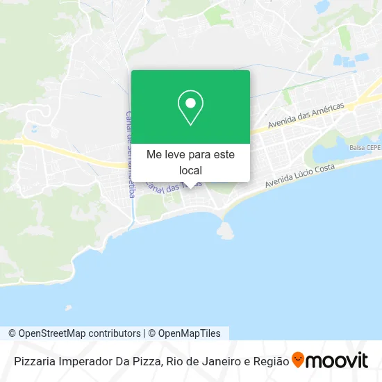 Pizzaria Imperador Da Pizza mapa