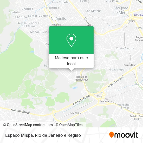 Espaço Mispa mapa