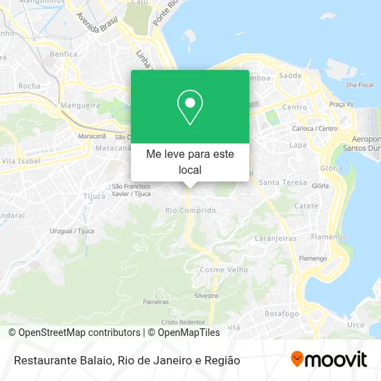 Restaurante Balaio mapa