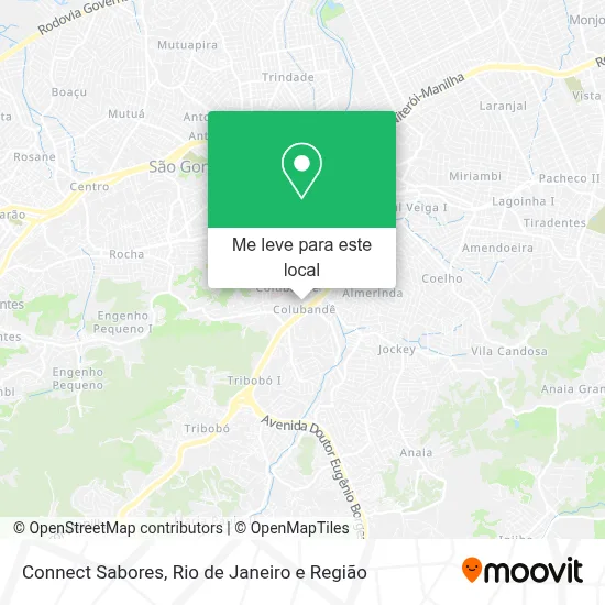 Connect Sabores mapa