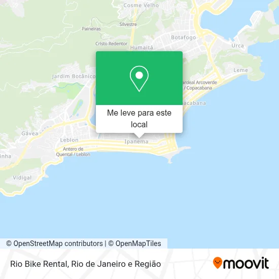 Rio Bike Rental mapa