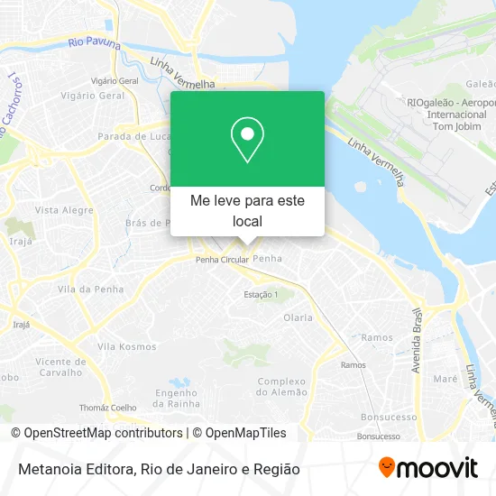 Metanoia Editora mapa