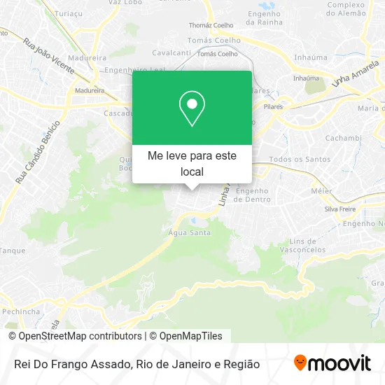 Rei Do Frango Assado mapa