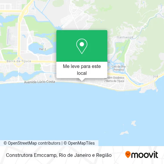 Construtora Emccamp mapa