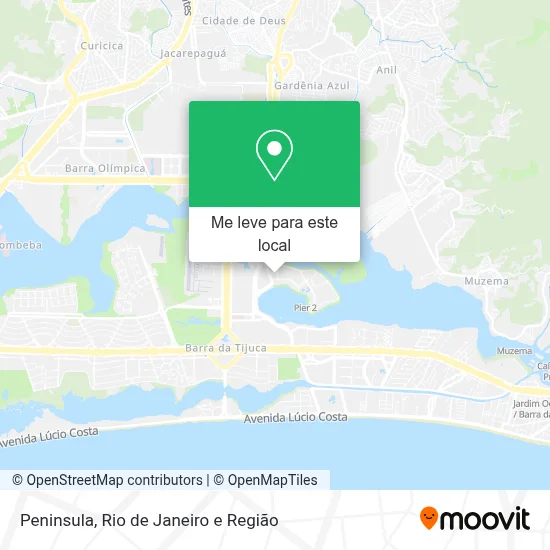Peninsula mapa
