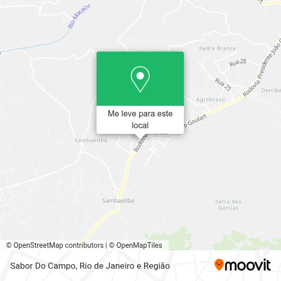 Sabor Do Campo mapa