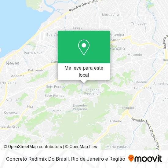 Concreto Redimix Do Brasil mapa