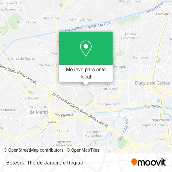 Betesda mapa