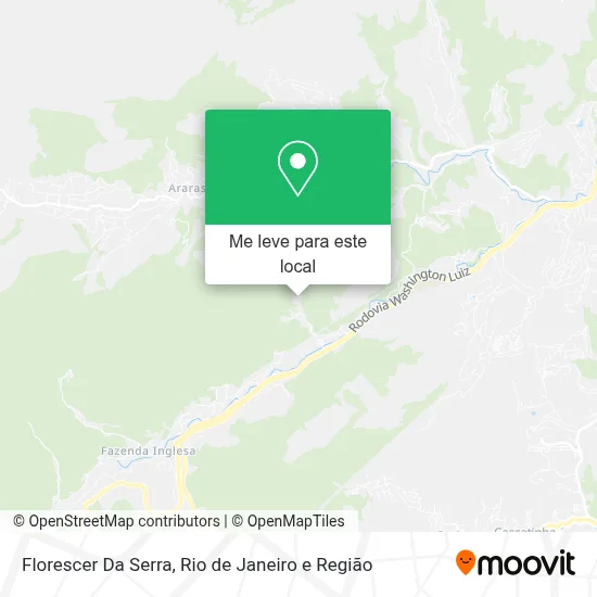 Florescer Da Serra mapa
