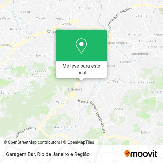 Garagem Bar mapa