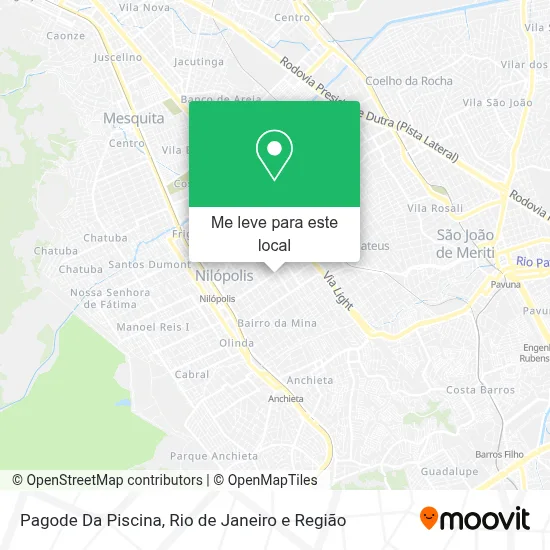 Pagode Da Piscina mapa