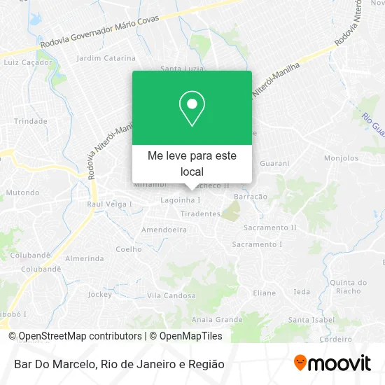Bar Do Marcelo mapa