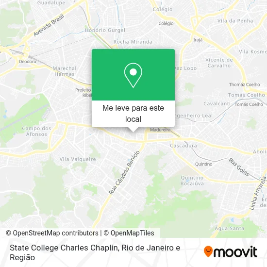 State College Charles Chaplin mapa