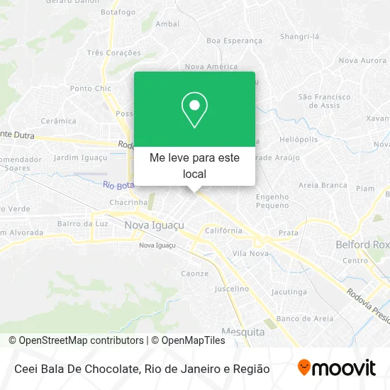 Ceei Bala De Chocolate mapa