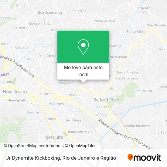 Jr Dynamite Kickboxing mapa