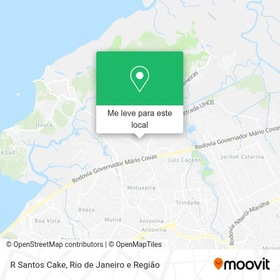 R Santos Cake mapa