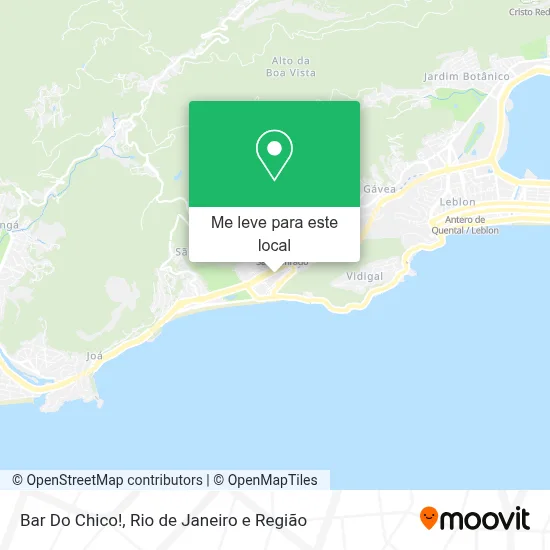 Bar Do Chico! mapa
