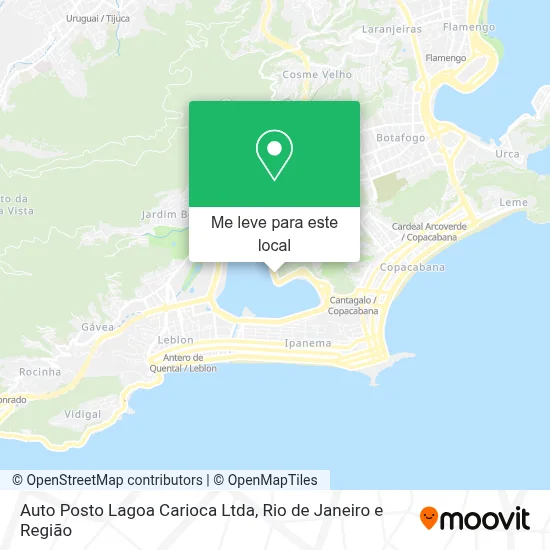 Auto Posto Lagoa Carioca Ltda mapa