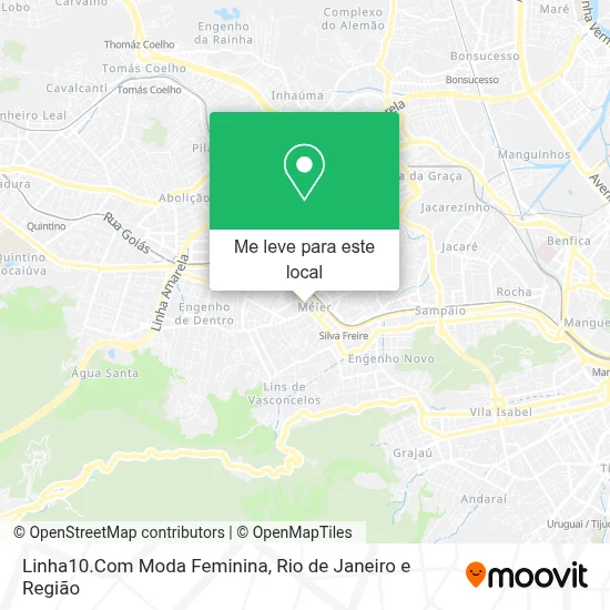 Linha10.Com Moda Feminina mapa