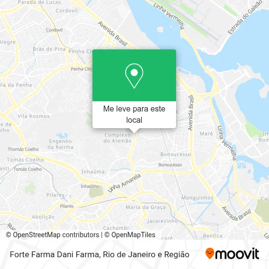 Forte Farma Dani Farma mapa