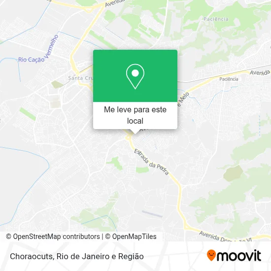 Choraocuts mapa