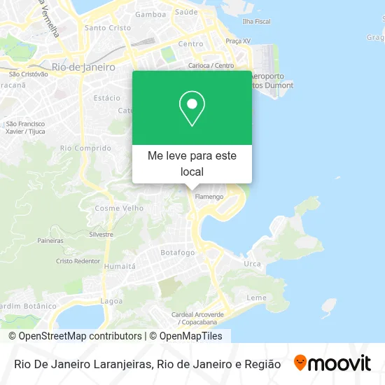 Rio De Janeiro   Laranjeiras mapa