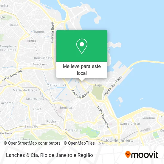 Lanches & Cia mapa