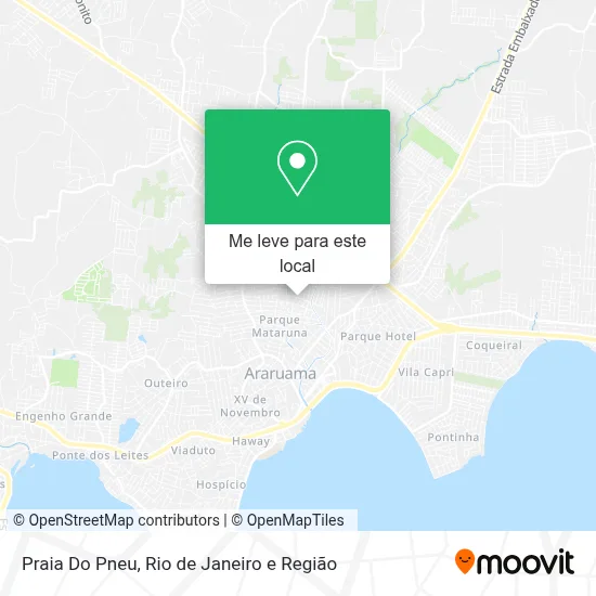 Praia Do Pneu mapa