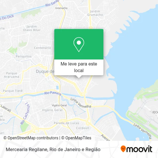 Mercearia Regilane mapa