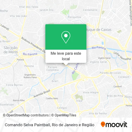 Comando Selva Paintball mapa
